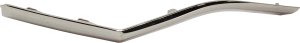 Rear Bumper Molding for Hyundai Santa Fe 2019-2020, Right (Passenger) Side, Chrome Smoke Black Finish, Replacement