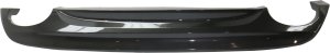 Rear Lower Valance for 2014 Sonata, Lower Bumper Cover with Chrome Trim, Excludes Hybrid Model, Replacement