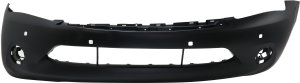 Front Bumper Cover for Infiniti QX56 (2013), QX80 (2014), Primed (Ready to Paint), Without Premium Package and Headlight Washer Holes, Replacement