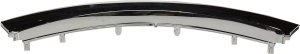 Front Bumper Molding for Infiniti QX80 2015-2017, Lower Section, Chrome Finish, without Collision Warning, Replacement