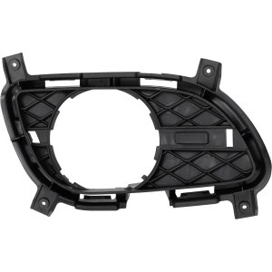 Front Fog Light Molding for Infiniti G37 2011-2013/Q60 2014-2015, Left (Driver), Textured Black Cover Finisher, Standard Type, without Sport Package, for Coupe/Convertible, Base/Premier/Sport Models, Replacement