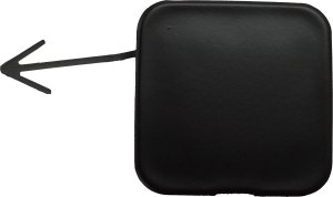 Rear Bumper Tow Hook Cover for Infiniti Q50 2014-2017, Replacement