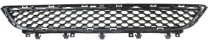 Front Bumper Grille for Jaguar F-PACE 2017-2020, Center Model without Engine Heater, Compatible with First Edition, R-Sport, S, 300 Sport, Checkered Flag Models, Replacement