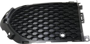 Front Bumper Grille Left (Driver) Outer, Closed Side Mesh for Jaguar F-PACE 2017-2020, First Edition/R-Sport/S Models, Replacement