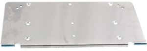 Front License Plate Bracket for Jeep Wrangler (2007-2018 Type 2), Dodge Journey (2009-2019 Type 1), Rear Position, Replacement