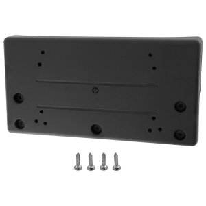 Front License Plate Bracket for Jaguar F-PACE 2017-2020, Black, Base/Portfolio/Premium/Prestige Models, Built in USA, Replacement