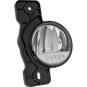 Front Fog Light Assembly for Jeep Wrangler JK Type 1 (2007-2018), Wrangler JL with Steel Bumper (2018-2020), LED, Right (Passenger) Equals Left (Driver), Replacement