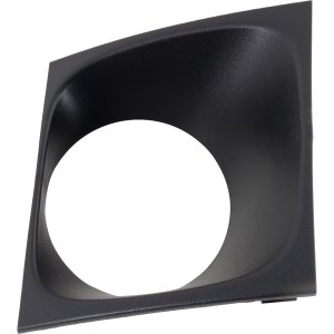 Front Fog Light Molding for Jeep Grand Cherokee 2014-2016, Black, Code MFD/MFE/MFN/MFT, Right (Passenger)=Left (Driver), Laredo/Limited/Overland Models, Replacement