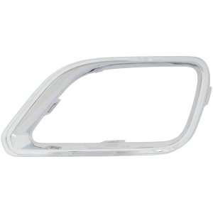 Fog Light Molding for 2019-2023 Jeep Cherokee, Right (Passenger), Chrome Ring, Fits 80th Anniversary, Altitude, Latitude, Latitude Lux, Latitude Plus, Limited, Overland, X Models, Replacement