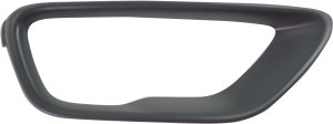 Front Fog Light Molding Right (Passenger) for Jeep Grand Cherokee WK Models 2014-2022, Primed (Ready to Paint), Suitable for 80th Anniversary, Laredo, Overland, Limited (excluding Limited X Package), Summit (2014-2016) Models, Replacement