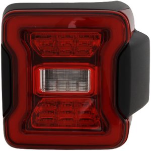 Tail Light Assembly for Jeep Wrangler JL 2018-2022, Left (Driver) Side, LED Type with Blind Spot Detection, Replacement
