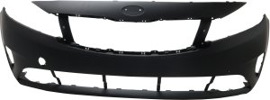 Front Bumper Cover for 2017-2018 Kia Forte, Primed (Ready to Paint), Replacement