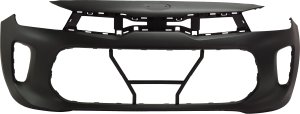 Front Bumper Cover for Kia Rio 2018-2020, Primed (Ready to Paint), Replacement