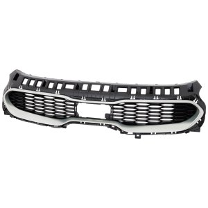 STINGER Radiator Grille for 2018-2021 Kia, Chrome Shell with Black Insert, Compatible with Intelligent Cruise Control, Fits Base & Premium Models, Replacement