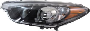 Headlight Assembly for Kia Forte/Forte Koup/Forte5 2015-2016, Left (Driver), HID/Xenon, with HID Kit, From 10-17-2014, Replacement