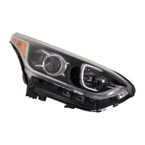 Headlight Assembly for KIA Forte 2019-2021, Halogen, Right (Passenger), FE/LXS Model, Sedan, Replacement