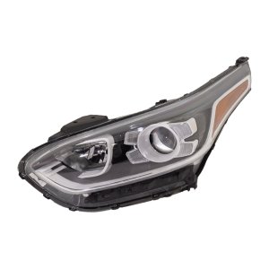 Headlight Assembly for Kia Forte 2019-2021, Left (Driver), Halogen, for EX/GT-Line/S Model, Sedan, Replacement