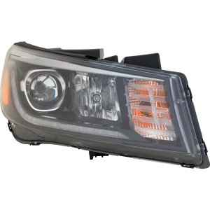 Headlight Assembly for Kia Sedona 2019-2021, Right (Passenger) Side, Halogen, with LED Position Light, Replacement