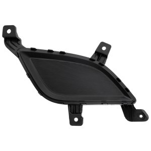 Fog Light Cover for Kia Forte 2017-2018, Left (Driver) Side, without Fog Light Holes, Replacement