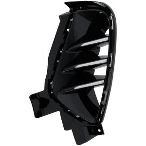 Fog Light Molding for Kia K5 2021-2024 Right (Passenger), Gloss Black Shell with Chrome Insert, Air Inlet Finisher, Suitable for EX/LX/LXS Model, Replacement