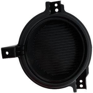 Fog Light Molding for 2012-2013 Kia SOUL, Right (Passenger), Textured Black, Replacement