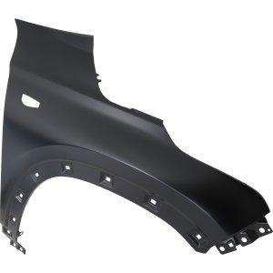 Front Fender for Kia Seltos 2021-2023, Right (Passenger) Side, LX Model, Steel, with Side Marker Light Holes, Replacement
