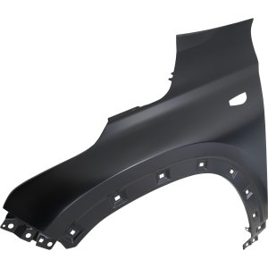 Front Fender for Kia Seltos 2021-2023, LX Model, Left (Driver) Side, Steel, with Side Marker Light Holes, Replacement