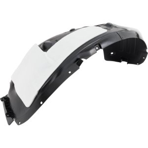 Front Fender Liner for Kia Sorento 2021-2023, Left (Driver), Plastic, Injection Form, Rugged Design Bumper, Excludes Hybrid/Plug-in Models, Replacement