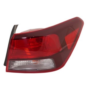 Outer Tail Light Assembly for Kia Rio Sedan, Halogen, Right (Passenger) Side, 2018-2023, Replacement