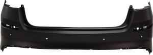 Rear Bumper Cover for Kia Optima 2019-2020, Primed (Ready to Paint), Excluding Hybrid Models, Replacement