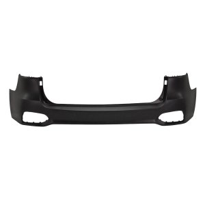Rear Bumper Cover for Kia SORENTO 2019-2020 Models, Upper Section, Primed (Ready to Paint), Without Park Assist Sensor Holes, Suitable for EX, EX Premium, L, LX, S Models, Replacement