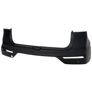 Rear Bumper Cover for Kia Niro 2017-2019, Primed (Ready to Paint), with Parking Aid Sensor Holes, Replacement