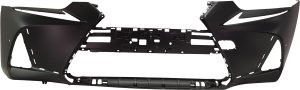 Front Bumper Cover for Lexus IS300/IS350 2018-2020, Primed (Ready to Paint), with F Sport Package and Park Distance Sensor Holes, without Headlight Washer Holes, Replacement
