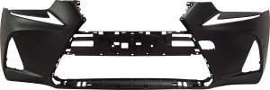 Front Bumper Cover for Lexus IS300/IS350 (2018-2020), Primed (Ready to Paint), Without F Sport Package & Headlight Washer Holes, With Park Distance Sensor Holes, Replacement