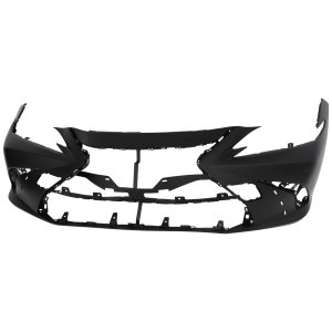 Front Bumper Cover for Lexus ES250 2021-2021 & ES350 2019-2021, Primed (Ready to Paint), With F Sport Package, Without Park Distance Control Sensor Holes, Japan Built Vehicle, Replacement