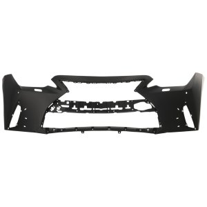 Front Bumper Cover for Lexus IS300/IS350 2021-2023, Primed (Ready to Paint), F Sport Package, with Park Distance Control Sensor Holes and Headlight Washer Holes, Replacement