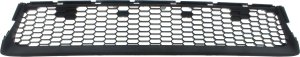 Front Bumper Grille for Lexus GX460 2014-2019, Textured Black, Without Parking Aid Sensor Holes, Replacement