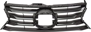 Grille for Lexus IS200T/IS300/IS350 2017-2020, Silver Gray Painted Shell and Insert, without F Sport Package, Replacement