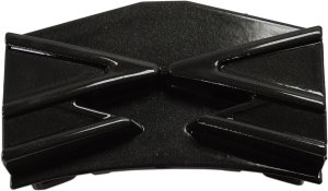 Grille Molding Garnish for Lexus NX300 (2018-2021), NX300H (2021), Painted Gray, Compatible with F Sport Package, Without Around View Monitor, Replacement