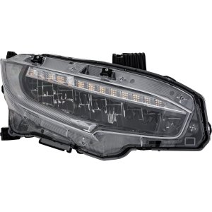 LED Headlight Assembly for Honda Civic 2020-2021, Right (Passenger), Suitable for Sedan/Hatchback 2020-2021, Coupe 2020, Touring Model, North America Built Vehicle, Replacement