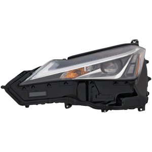 Headlight Assembly for Lexus UX200/UX250H 2019-2020, Left (Driver), LED, Single Beam, with Fog Light, without Logo, Replacement