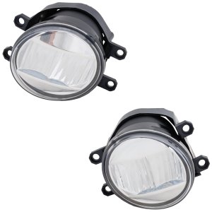 LED Fog Light Assembly for Lexus GS350 2013-2015/NX300 2018-2021, Right (Passenger) and Left (Driver), Clear Lens, without F Sport Package, Replacement