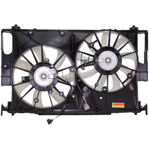 Radiator and A/C Condenser Fan Assembly for Lexus NX300H 2015-2021 and Toyota RAV4 2016-2018, Without Control Module, Replacement