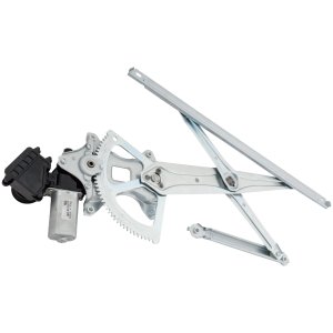 Front Window Regulator with Motor, 10 Pins, Right (Passenger) for Toyota CT200H 2011-2017, HS250H 2010-2012, RX350, RX450H 2010-2015, Power, Replacement