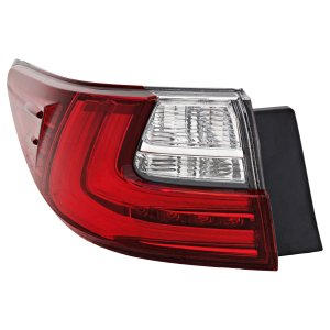 Tail Light for Lexus ES300H/ES350 2016, Left (Driver) Side, Outer, Lens and Housing, LED, Replacement