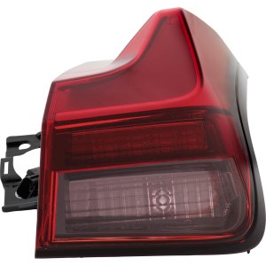 Right (Passenger) Outer LED Tail Light Lens and Housing for Lexus UX200/UX250h (2019-2022), without Luxury Package and Logo, Replacement