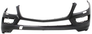 Front Bumper Cover for Mercedes-Benz GL-Class 2013-2016, Primed (Ready to Paint), excludes AMG Package and Partronic Holes (Excluding GL63 AMG Model), Replacement