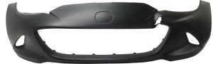 Front Bumper Cover for Mazda MX-5 Miata 2016-2023, Primed (Ready to Paint), Replacement