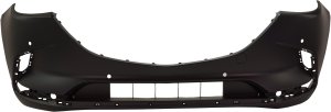Front Bumper Cover for Mazda CX-9 2018-2023, Primed (Ready to Paint), with Parking Aid Sensor Holes, Replacement
