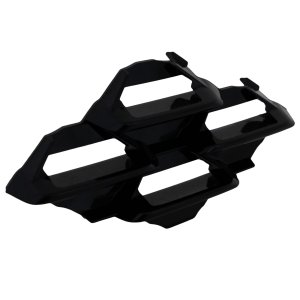 Front Bumper Tow Hook for Mazda 3 Sedan, Gloss Black, Suitable for 2019-2023 Japan/Mexico Built Vehicles, Replacement